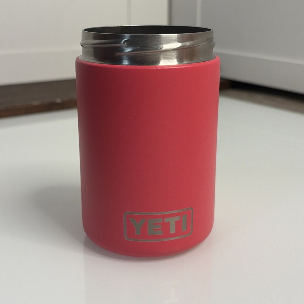 YETI Rambler Colster 2.0 12oz Can Insulator Tropical Pink No Top Rim